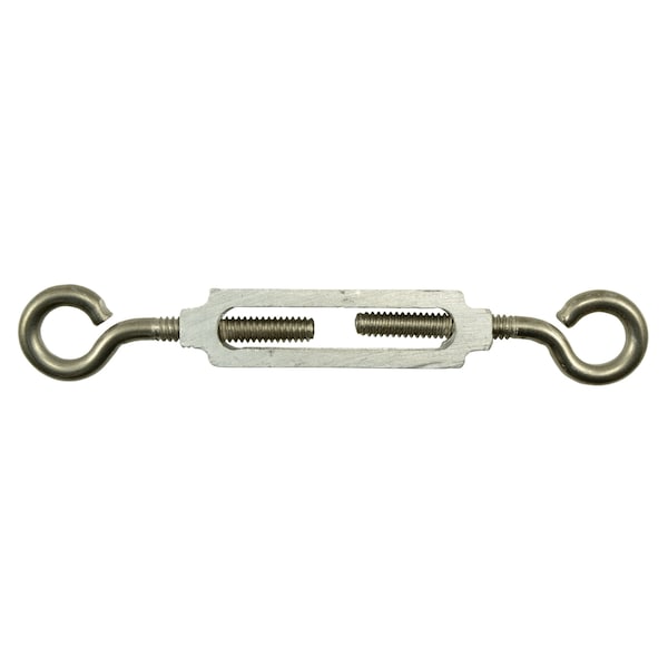 Midwest Fastener 3/16" x 4" 18-8 Stainless Steel Eye-Eye Turnbuckle 10PK 52363 - main